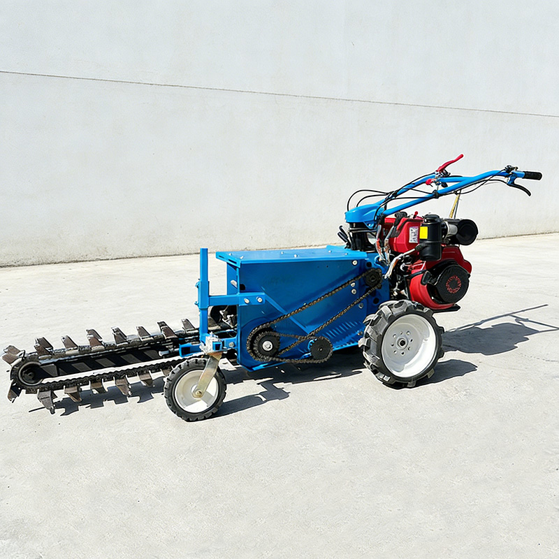 Trencher Machine Small - Kettensägen-Grabenfräse, Bagger, Kettenfräse, kleine automatische Kanalfräse,