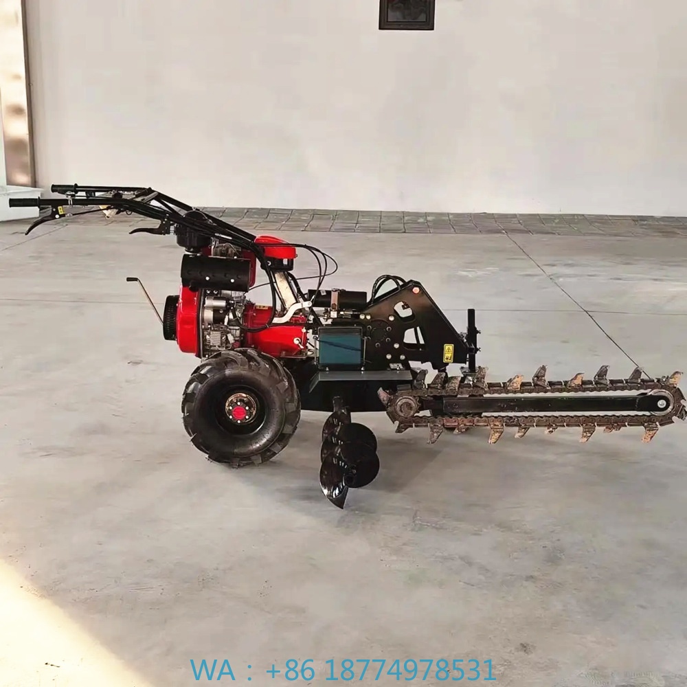 Trencher Machine Small - Grabenfräse, Grabenfräse zum Verkauf, Ackerland, selbstfahrend,