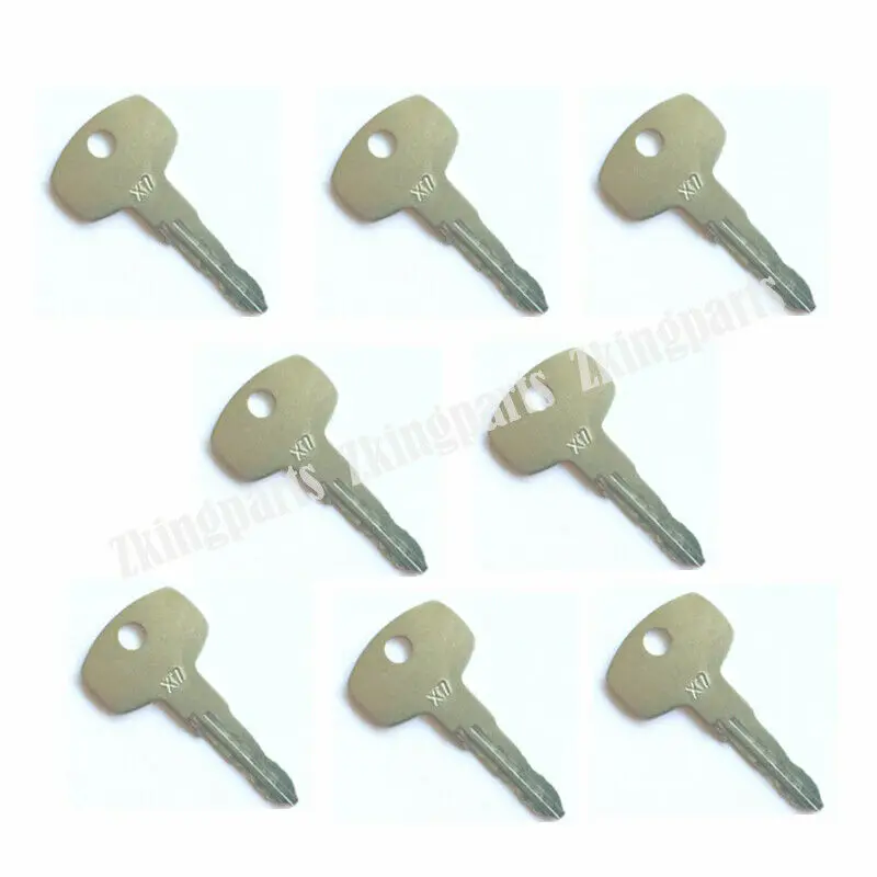 Heavy Equipment For Construction - 8 Stück Zündschlüssel für Baumaschinen KEY00-000X7