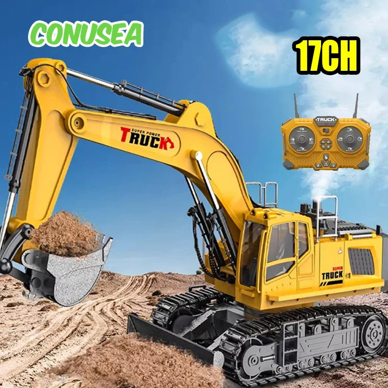 Heavy Equipment Games - RC Bagger Autos LKWs Legierung Schaufel
