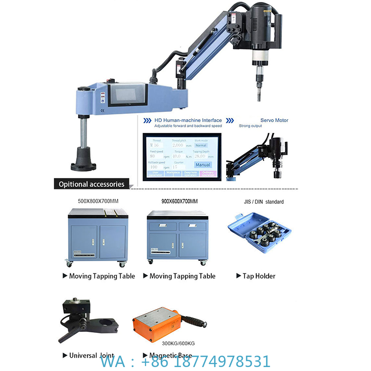 Pipe Threading Machine - Maschine für Metallrohr, automatische Bohrmaschine, Gewindeschneidschraube,