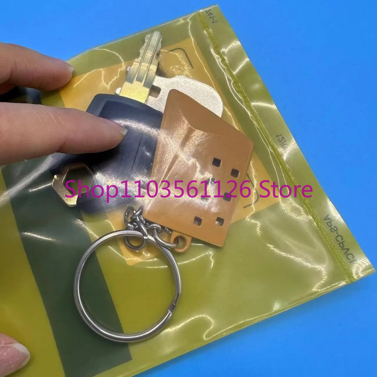 Heavy Equipment Keychain - 5P8500 8H5306 mit Eimer-Schlüsselanhänger für Bagger,