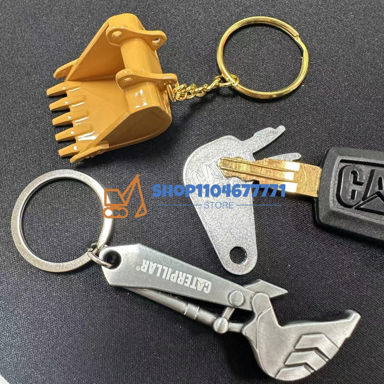 Heavy Equipment Keychain - 5P8500 8H5306 Bagger Schlüsselanhänger für schwere
