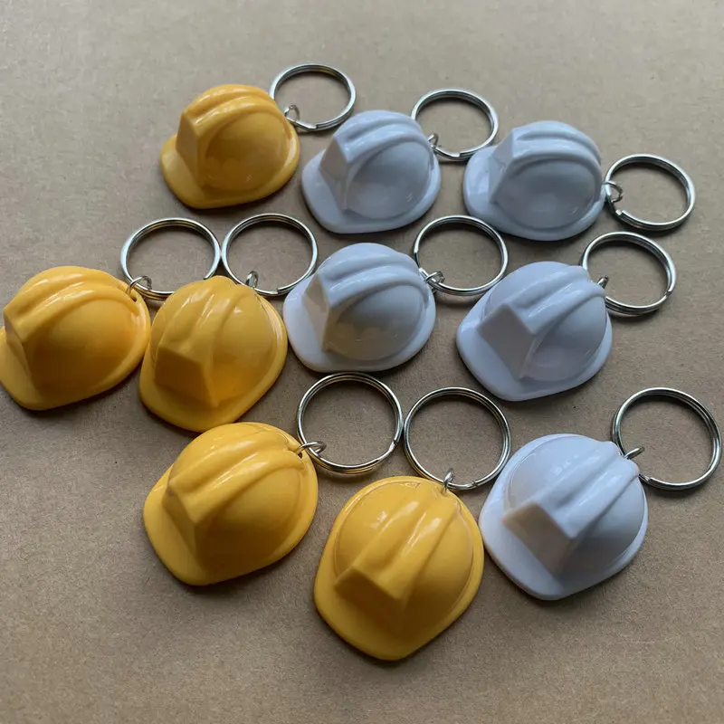 Heavy Equipment Keychain - 3D Schutzhelm Schlüssel bund Schlüssel ring