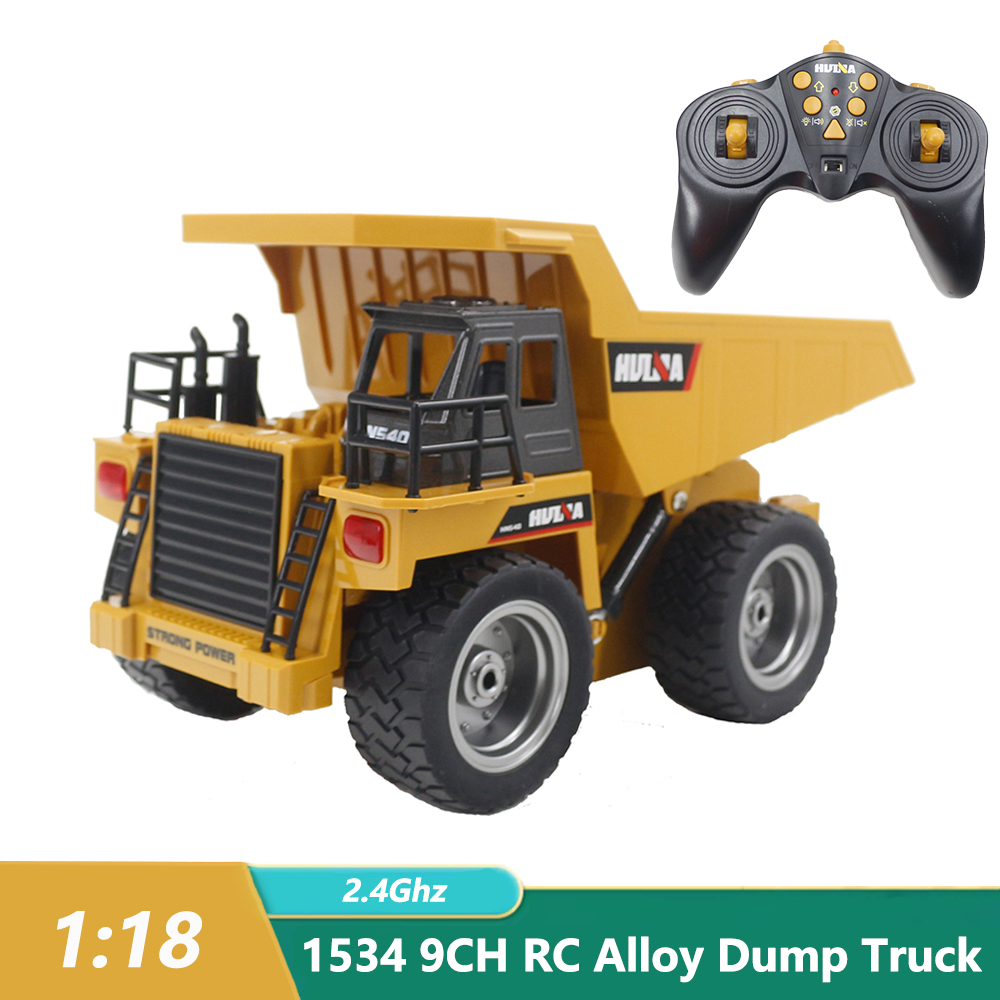 Heavy Equipment Games - HUINA 1534 9CH RC Legierungs-Gabelstapler Schwerlast-Traktor