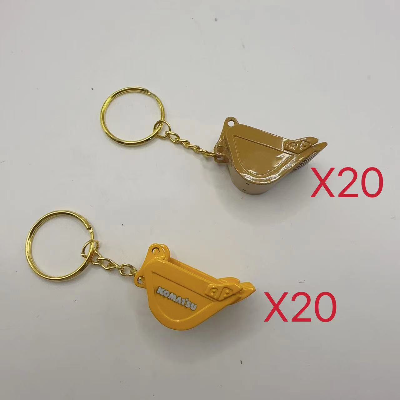 40 Stück Bagger-Anhänger-Schlü – Heavy Equipment Keychain Bewertung und Preis