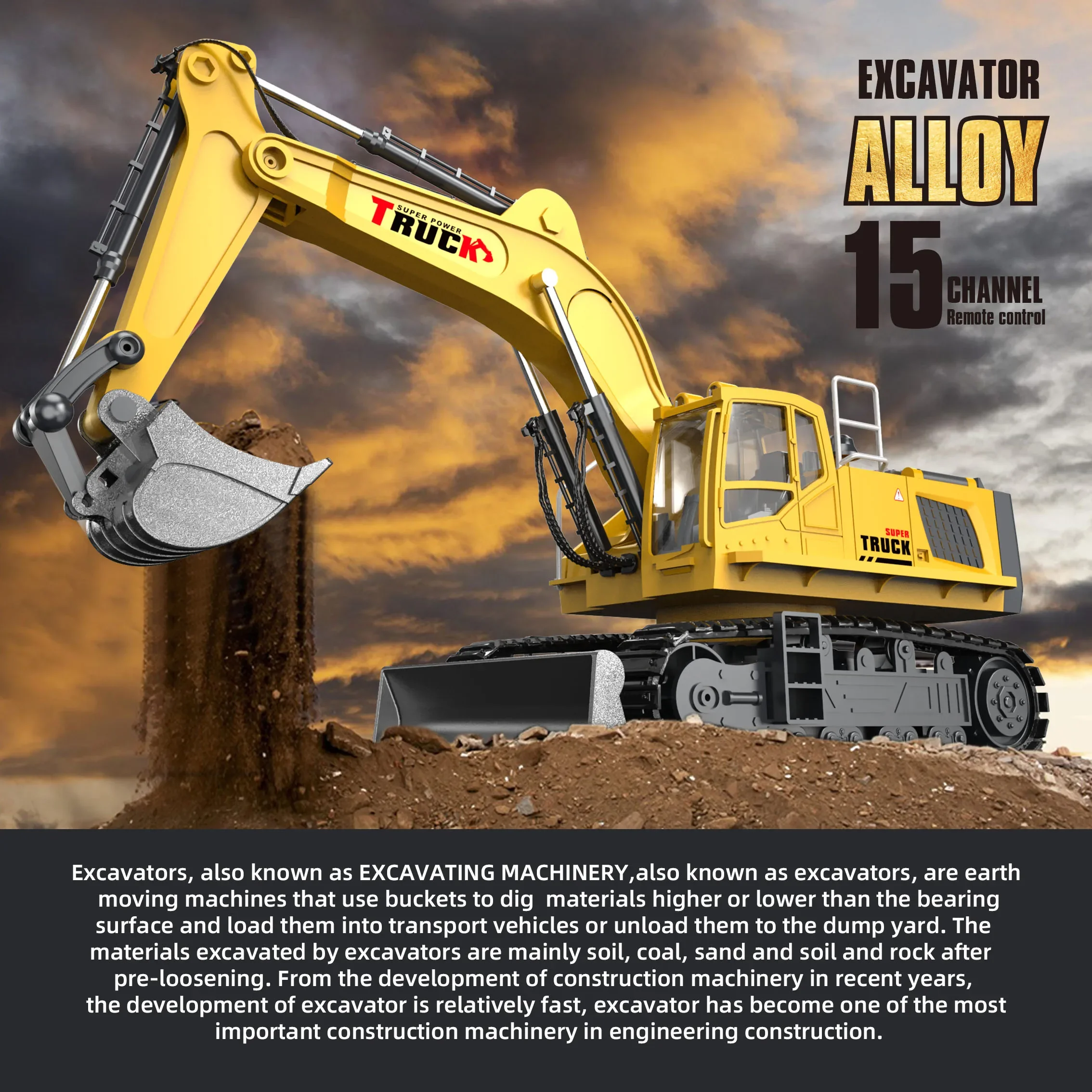 RC Bagger Autos LKWs Legierung – Heavy Equipment Games Bewertung und Preis