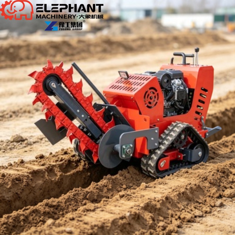 Kettenbagger, Mini-Raupenbagge – Trencher Machine Small Bewertung und Preis