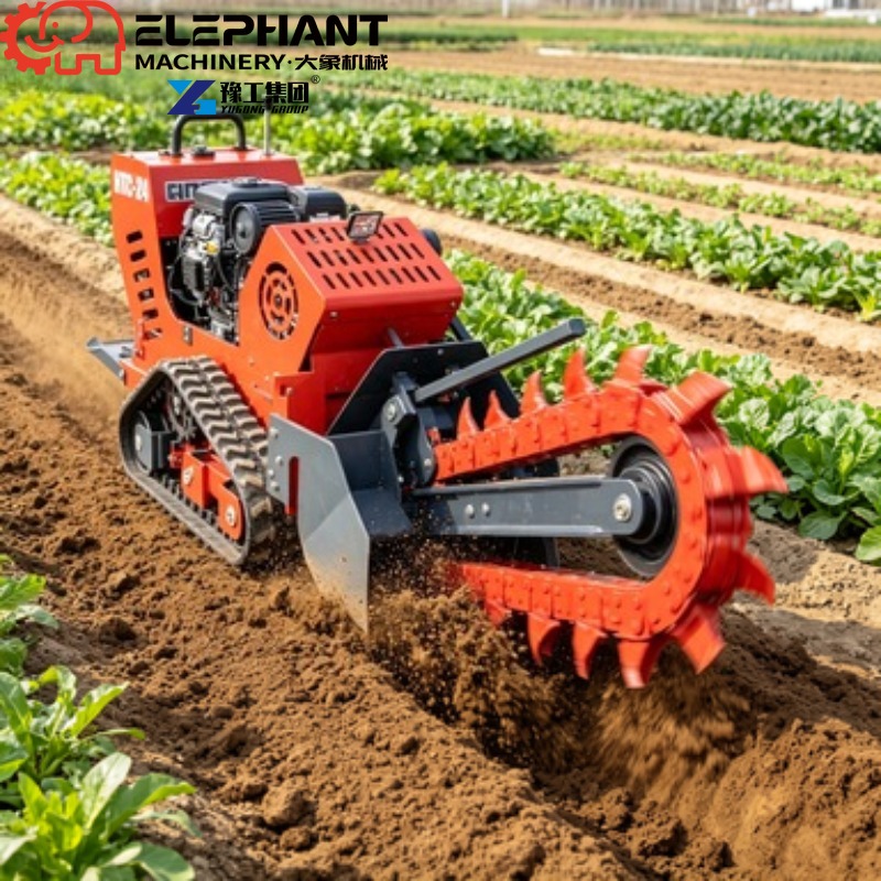 Kettenbagger, Mini-Raupenbagge – Trencher Machine Small Bewertung und Preis