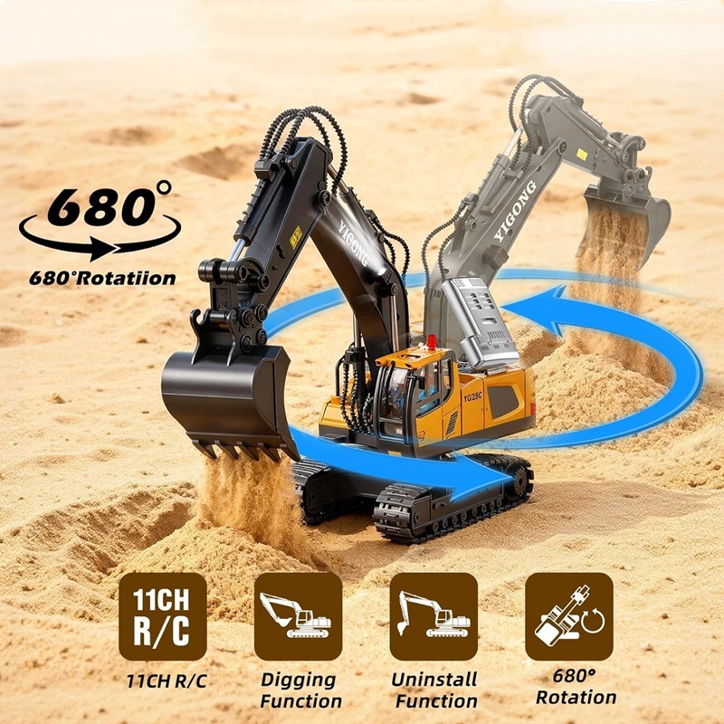 4WD Fernbedienung Bagger Mulde – Heavy Equipment Games Bewertung und Preis