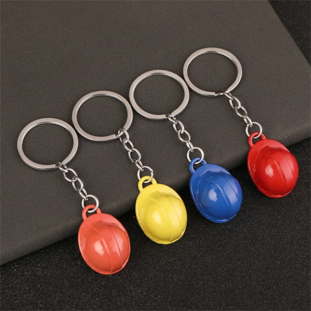 Bunte 3D Sicherheit Hut Schlüs – Heavy Equipment Keychain Bewertung und Preis