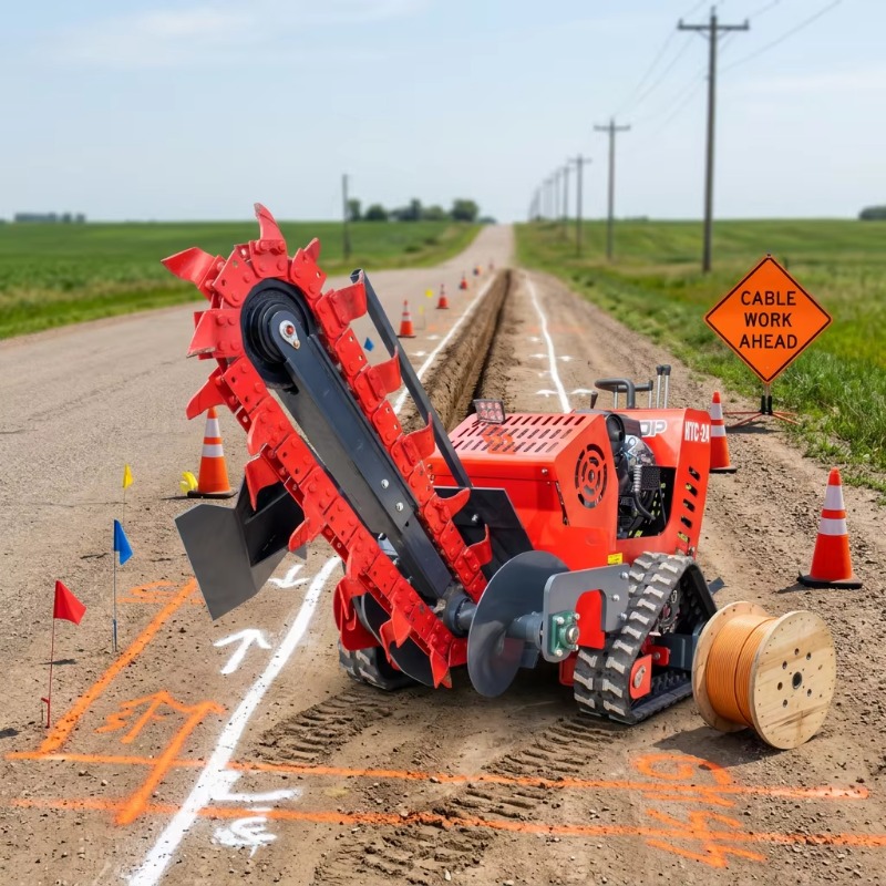 750-mm-Tiefengrabenfräse zum V – Trencher Machine Small Bewertung und Preis