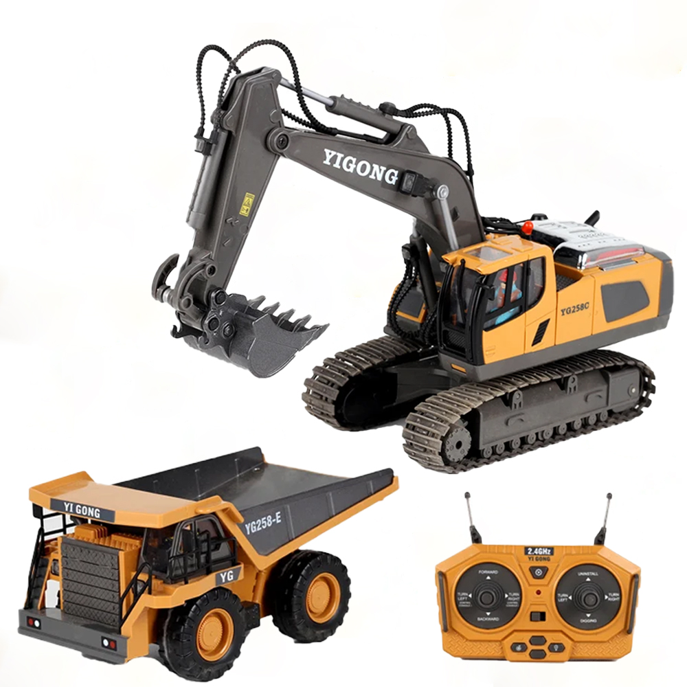 4WD Legierungs-RC-Bagger-Bulld – Heavy Equipment Games Bewertung und Preis