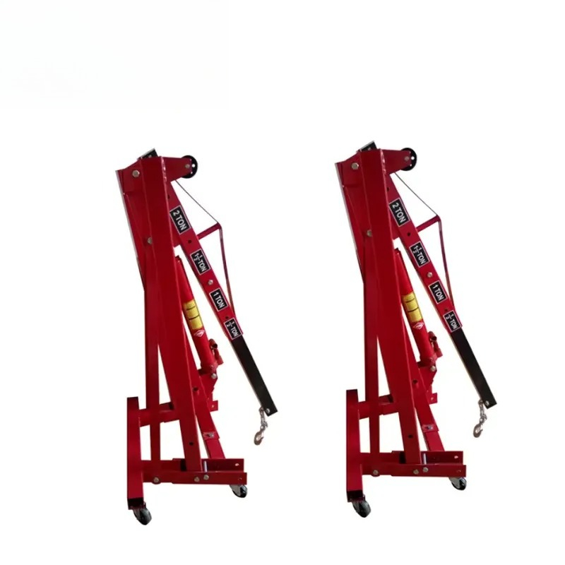 Tragbarer 1T Motorwerkstattkra – Heavy Equipment Jack Stands Bewertung und Preis