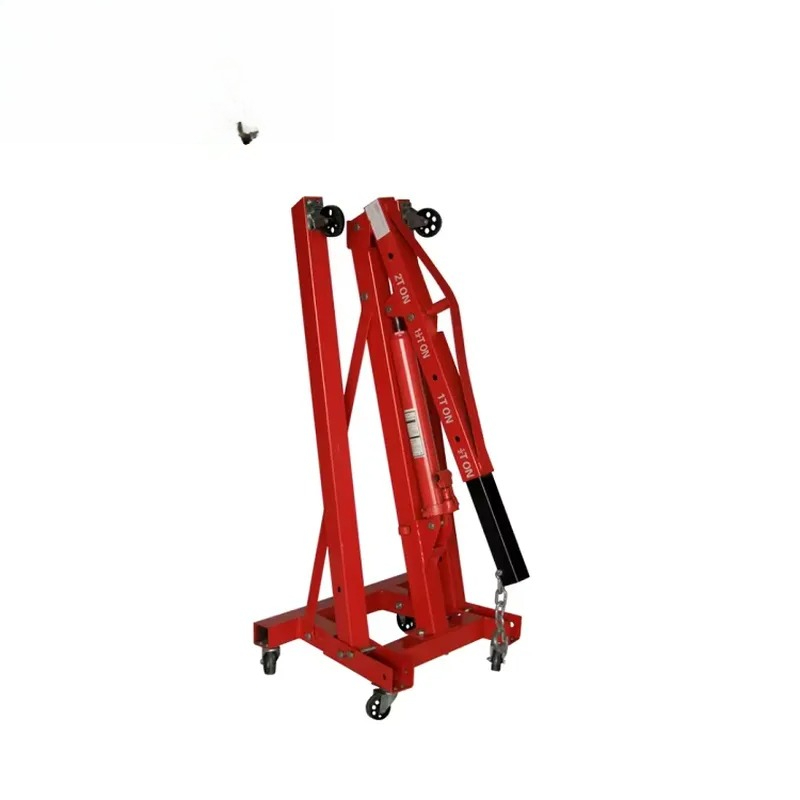 Tragbarer 1T Motorwerkstattkra – Heavy Equipment Jack Stands Bewertung und Preis