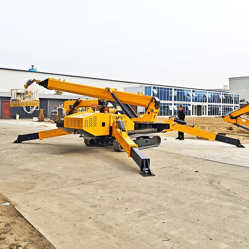 8-Tonnen-Spinnenkran mit 16m T – Compact Crawler Boom Lift Bewertung und Preis